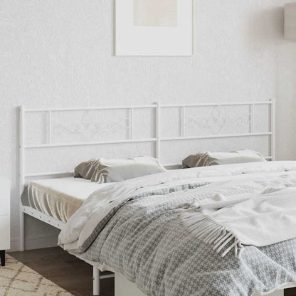 Testiera di Ricambio in Metallo Bianco 180 cm
