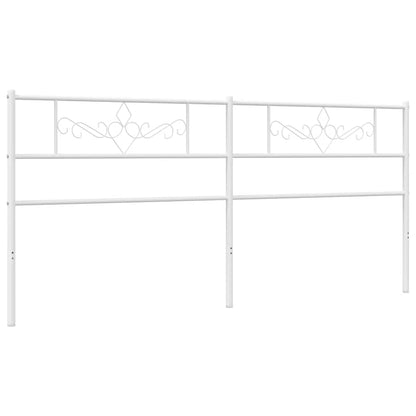 Testiera di Ricambio in Metallo Bianco 193 cm