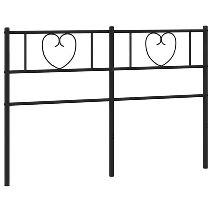 Testiera di Ricambio in Metallo Nero 135 cm