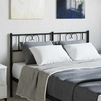 Testiera di Ricambio in Metallo Nero 150 cm