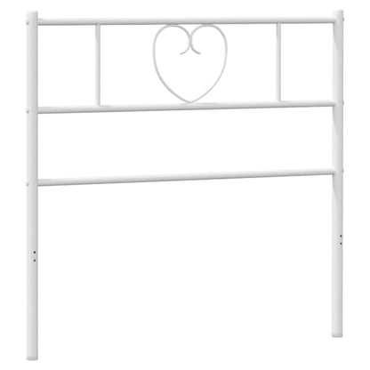 Testiera di Ricambio in Metallo Bianco 90 cm