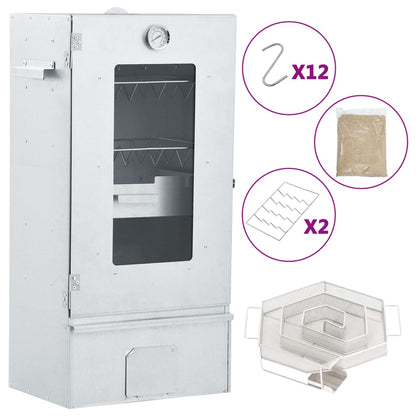 Forno Affumicatore BBQ Generatore Fumo Freddo Acciaio Zincato