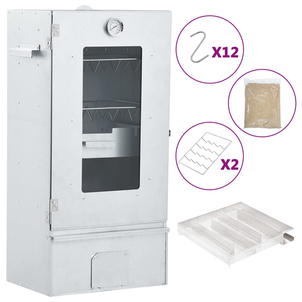 Forno Affumicatore BBQ Generatore Fumo Freddo Acciaio Zincato