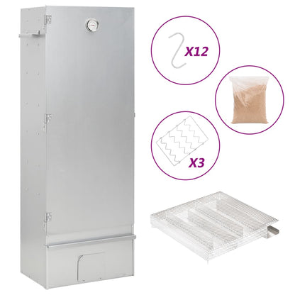 Forno Affumicatore BBQ Generatore Fumo Freddo Acciaio Zincato
