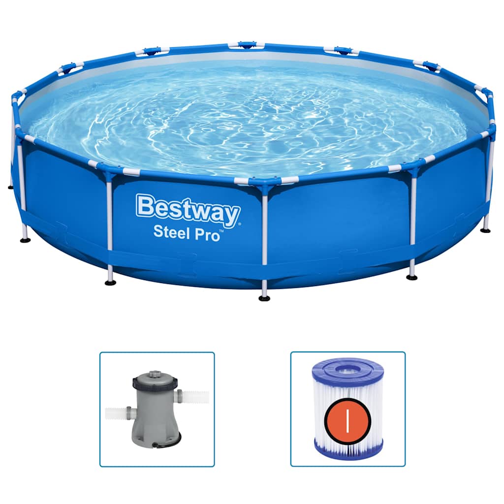 Bestway Telaio Piscina Steel Pro 366x76 cm