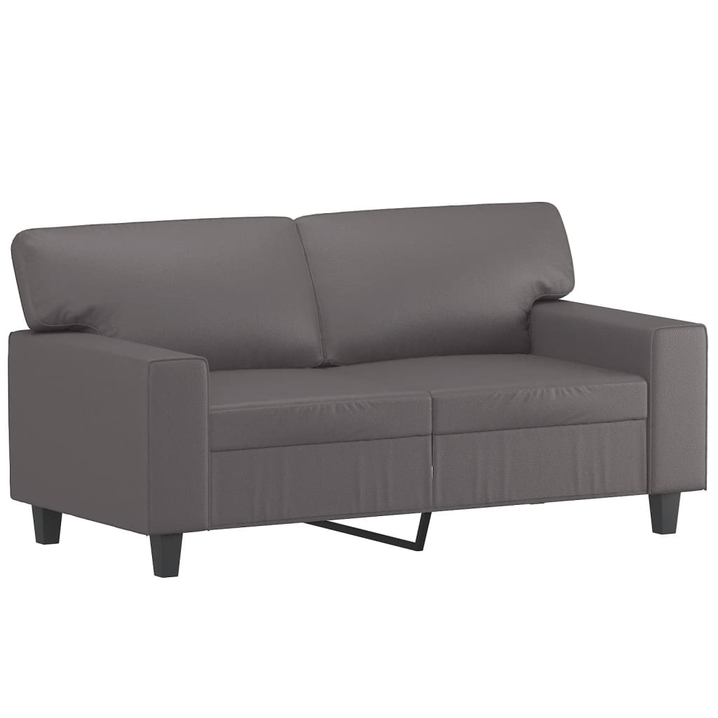 Set di Divani 2 pz Grigio in Similpelle