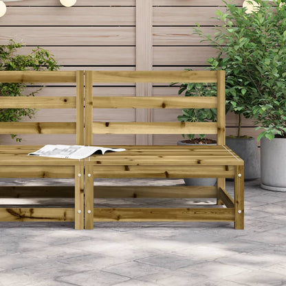 Divano da Giardino Senza Braccioli 70x70x67 cm Pino Impregnato