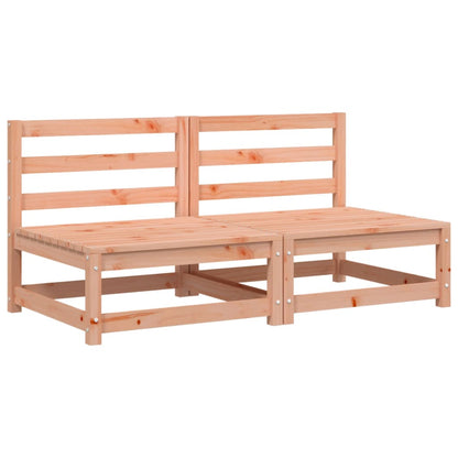 Divani Giardino Senza Braccioli 2pz 70x70x67cm Massello Douglas