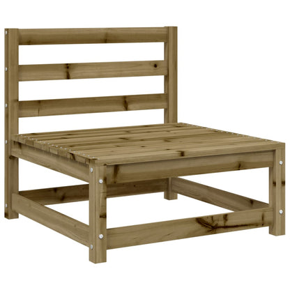 Divani Giardino Senza Braccioli 2pz 70x70x67 cm Pino Impregnato