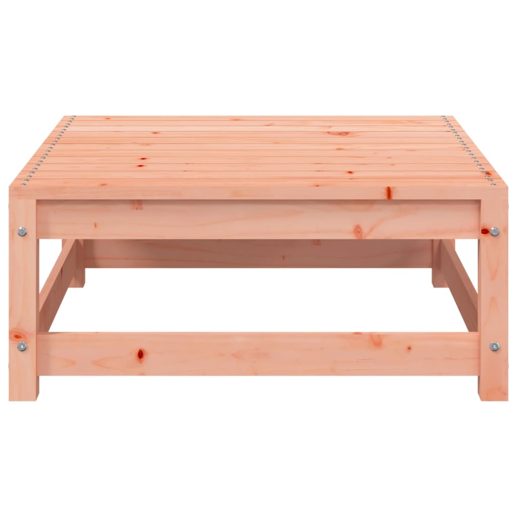 Poggiapiedi da Giardino 70x70x30cm in Legno Massello di Douglas
