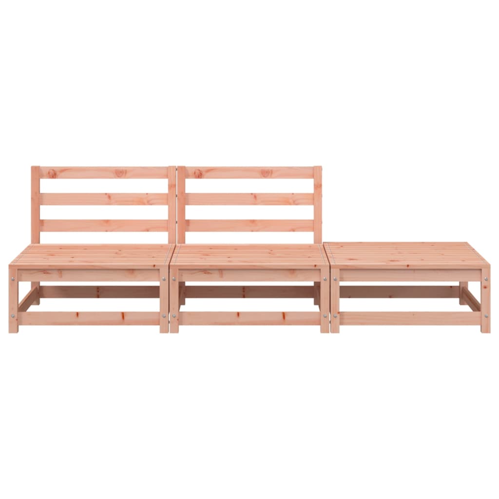Divano Giardino Senza Braccioli con Poggiapiedi Legno Douglas