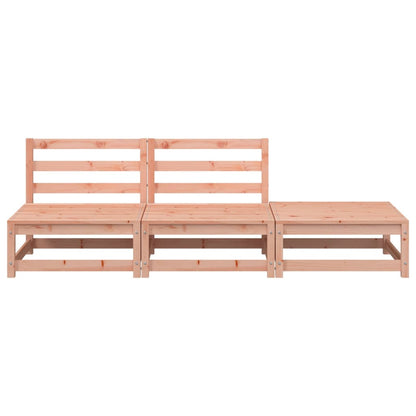 Divano Giardino Senza Braccioli con Poggiapiedi Legno Douglas