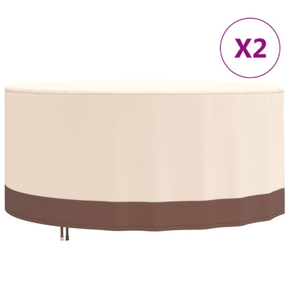 Coperture per Mobili da Giardino 2pz Ø 183x71 cm 600D Oxford