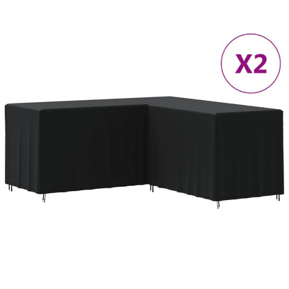 Coperture per Divano a L 2pz 215x215x80 cm 420D Tessuto Oxford
