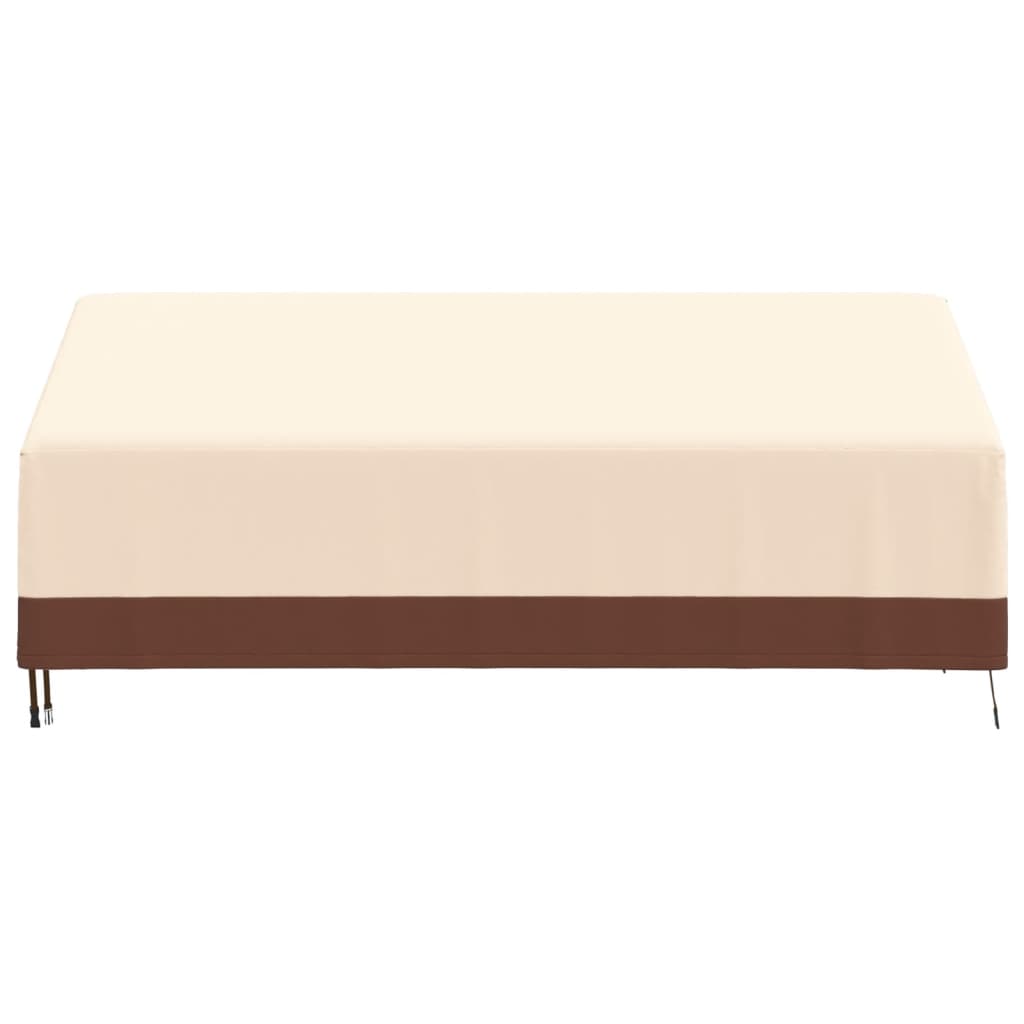 Coperture per Panca a 3 Posti 2pz 204x86x48/73 cm 600D Oxford
