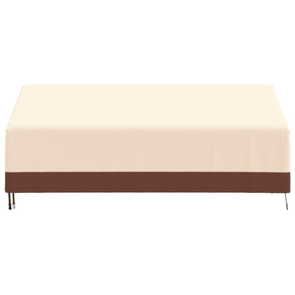 Coperture per Panca a 3 Posti 2pz 204x86x48/73 cm 600D Oxford