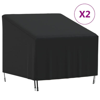 Coperture per Sedia da Giardino 2pz 90x90x50/75 cm 420D Oxford