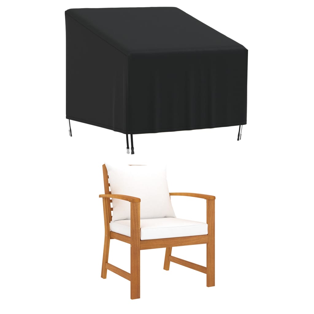 Coperture per Sedia da Giardino 2pz 90x90x50/75 cm 420D Oxford