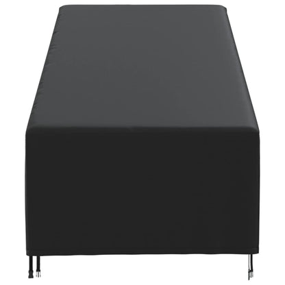 Coperture per Sdraio 2pz 195x76x40/80 cm 420D Tessuto Oxford