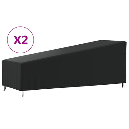 Coperture per Sdraio 2pz 210x80x45/75 cm 420D Tessuto Oxford