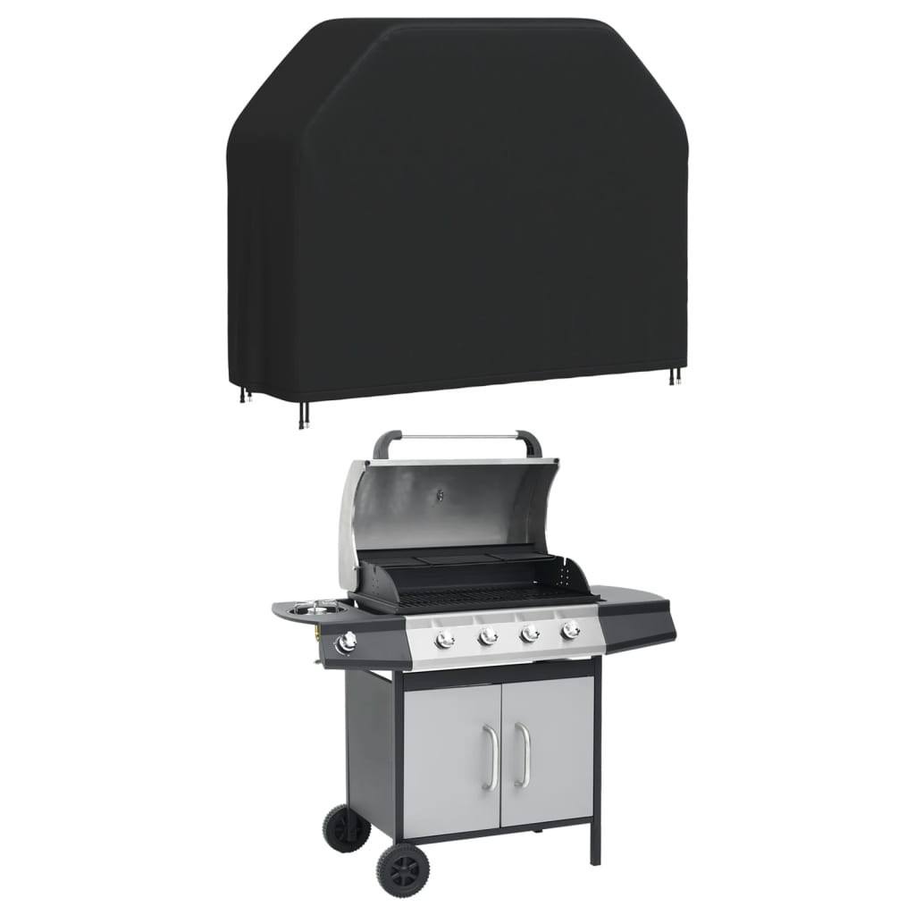 Coperture per Barbecue 2 pz 162x61x122 cm 420D Tessuto Oxford