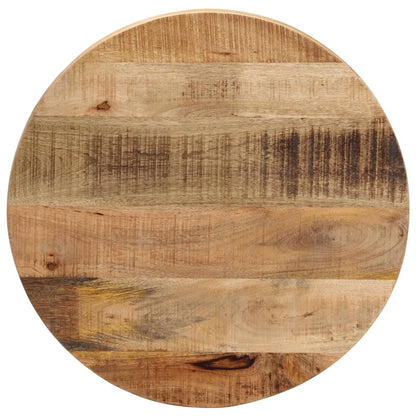 Piano per Tavolo ÃƒËœ 60x1,5cm Rotondo Legno Massello Grezzo Mango