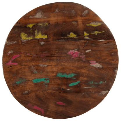 Piano per Tavolo ÃƒËœ 60x1,5 cm Rotondo Legno Massello di Recupero