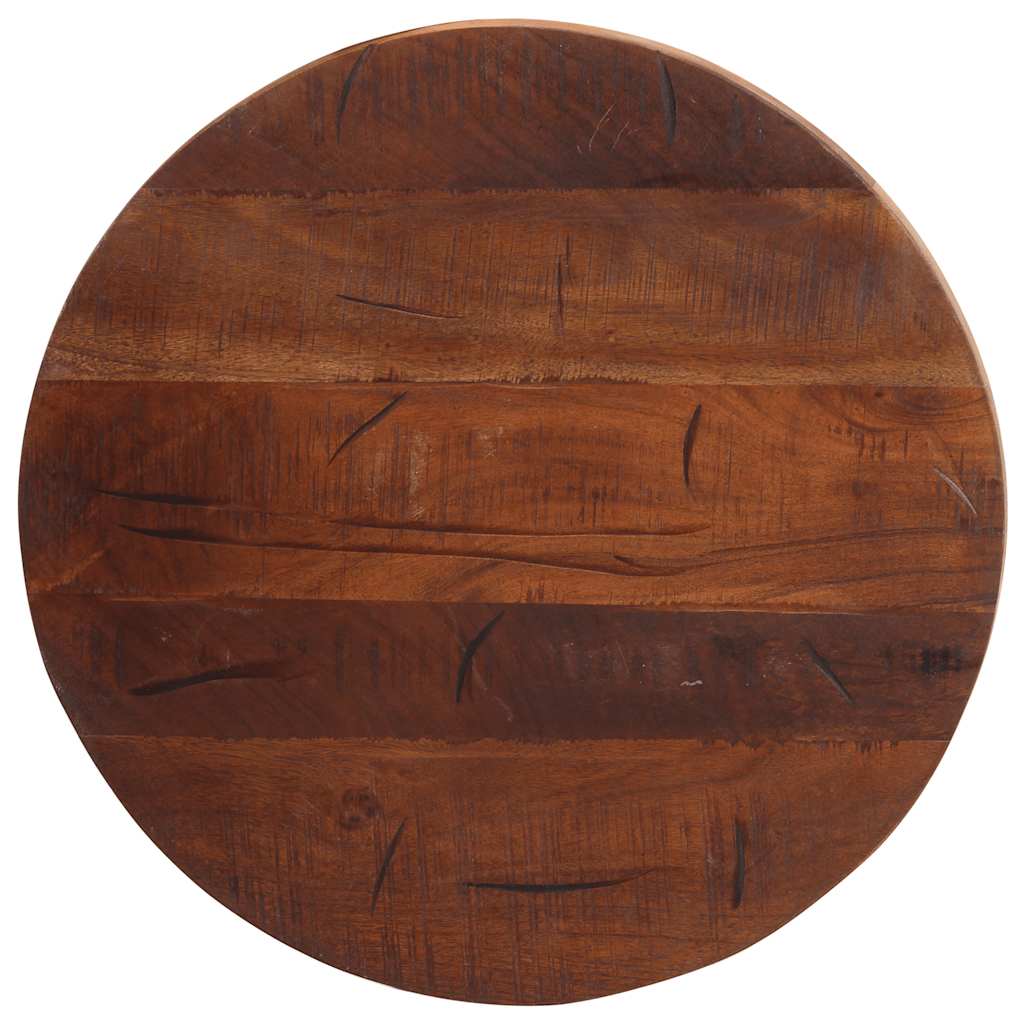 Piano per Tavolo Ã˜ 40x2,5 cm Rotondo Legno Massello di Recupero