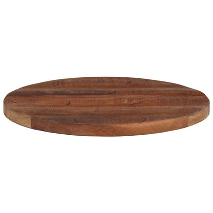 Piano per Tavolo ÃƒËœ 40x3,8 cm Rotondo Legno Massello di Recupero