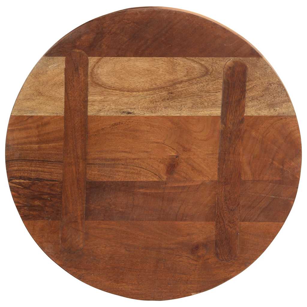 Piano per Tavolo ÃƒËœ 40x3,8 cm Rotondo Legno Massello di Recupero
