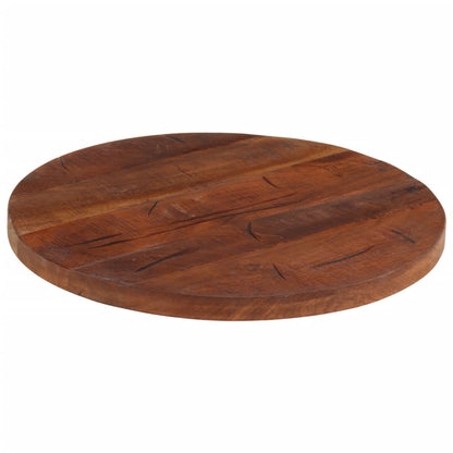 Piano per Tavolo Ã˜ 50x2,5 cm Rotondo Legno Massello di Recupero
