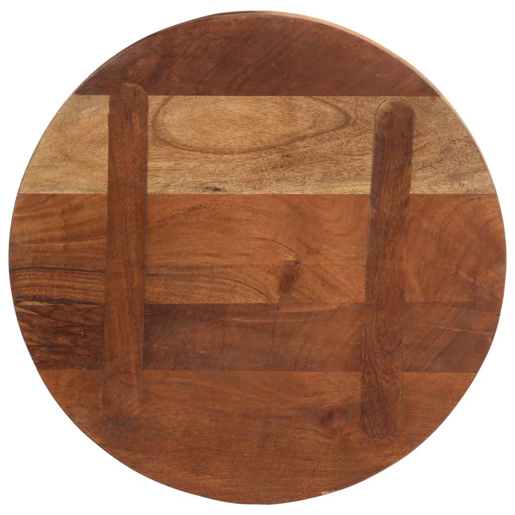 Piano per Tavolo ÃƒËœ 50x3,8 cm Rotondo Legno Massello di Recupero