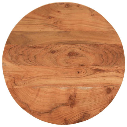 Piano per Tavolo ÃƒËœ40x2,5 cm Rotondo in Legno Massello di Acacia