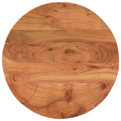 Piano per Tavolo ÃƒËœ50x2,5 cm Rotondo in Legno Massello di Acacia