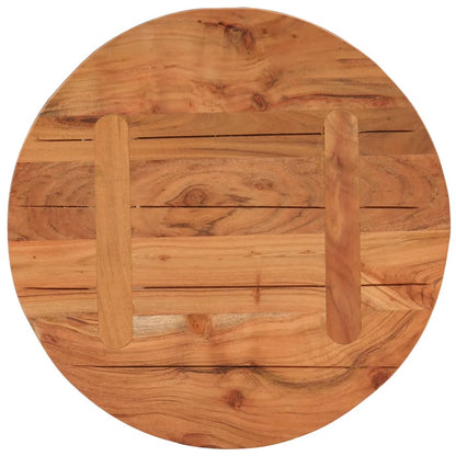 Piano per Tavolo ÃƒËœ50x3,8 cm Rotondo in Legno Massello di Acacia