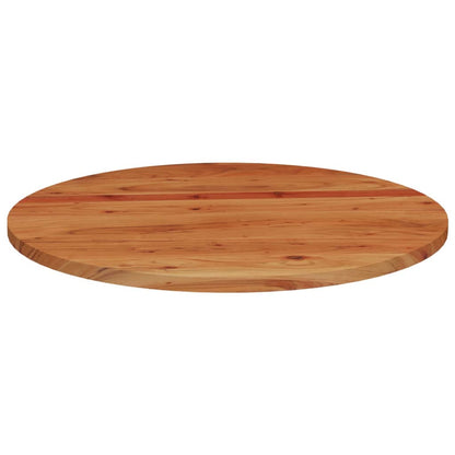 Piano per Tavolo Ã˜70x2,5 cm Rotondo in Legno Massello di Acacia
