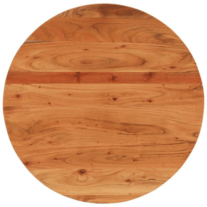 Piano per Tavolo ÃƒËœ70x3,8 cm Rotondo in Legno Massello di Acacia