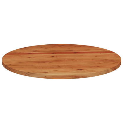 Piano per Tavolo ÃƒËœ70x3,8 cm Rotondo in Legno Massello di Acacia