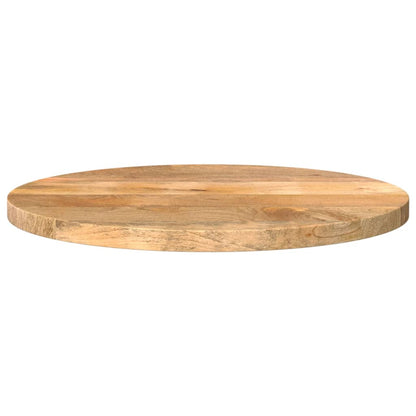 Piano per Tavolo ÃƒËœ 50x2,5cm Rotondo in Legno Massello di Mango