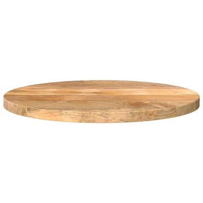 Piano per Tavolo Ã˜ 60x2,5cm Rotondo in Legno Massello di Mango