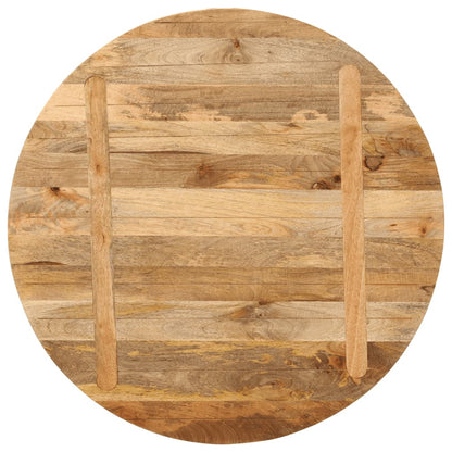 Piano per Tavolo ÃƒÆ’Ã‹Å“ 80x2,5cm Rotondo in Legno Massello di Mango