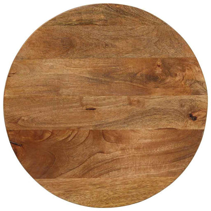 Piano per Tavolo Ã˜ 40x2,5cm Rotondo in Legno Massello di Mango