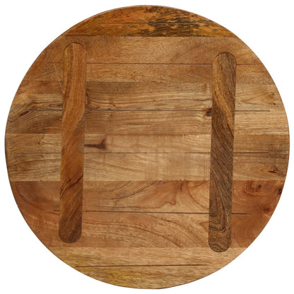Piano per Tavolo ÃƒËœ 50x2,5cm Rotondo in Legno Massello di Mango