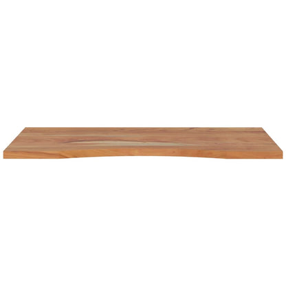 Piano Scrivania 100x50x2,5cm Rettangolare Legno Massello Acacia