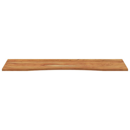 Piano Scrivania 140x50x2,5cm Rettangolare Legno Massello Acacia
