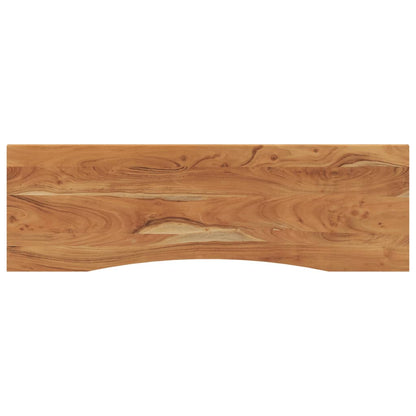 Piano Scrivania 160x50x2,5cm Rettangolare Legno Massello Acacia
