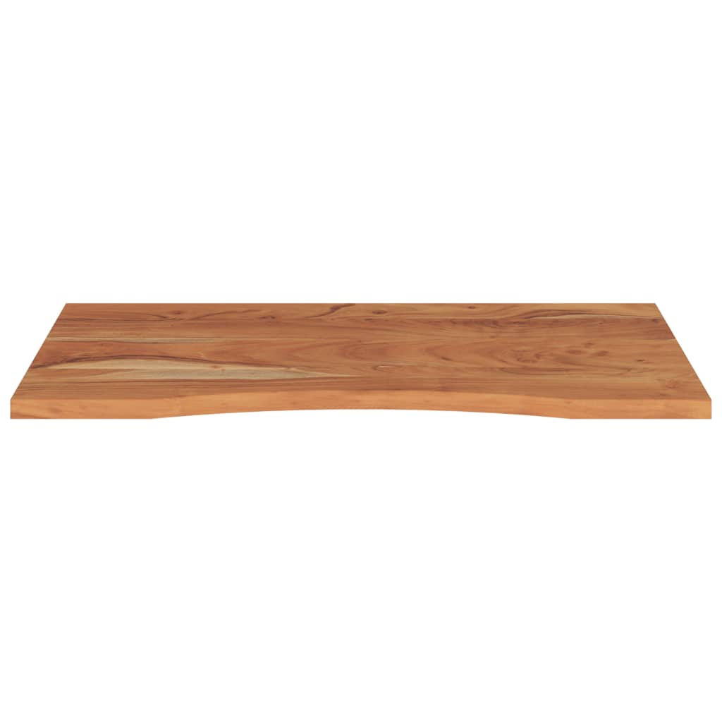 Piano Scrivania 80x60x2,5 cm Rettangolare Legno Massello Acacia