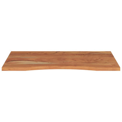 Piano Scrivania 100x60x2,5cm Rettangolare Legno Massello Acacia