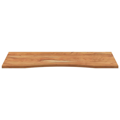 Piano Scrivania 140x60x2,5cm Rettangolare Legno Massello Acacia