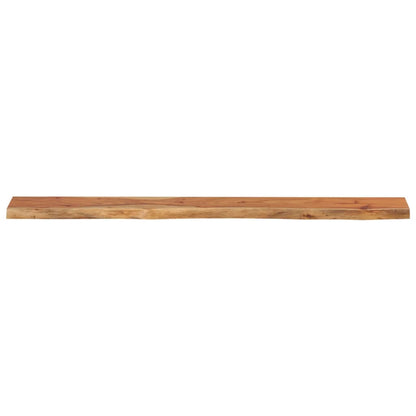 Mensola Muro 140x20x2,5cm Rettangolare Legno Acacia Bordi Vivi